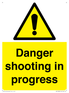 Danger shooting in progress